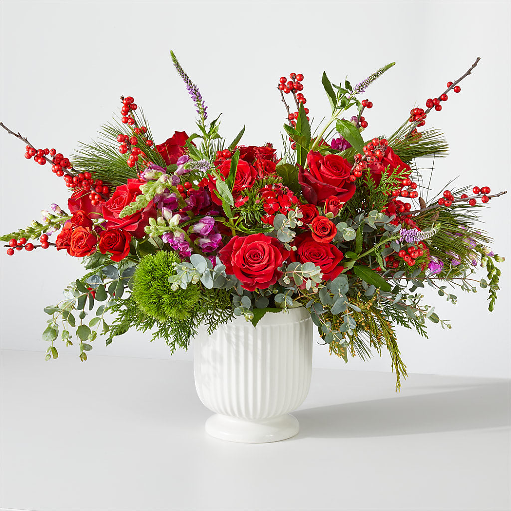 Big Red Bow Bouquet – Unique Designs Llc, Fulton MO