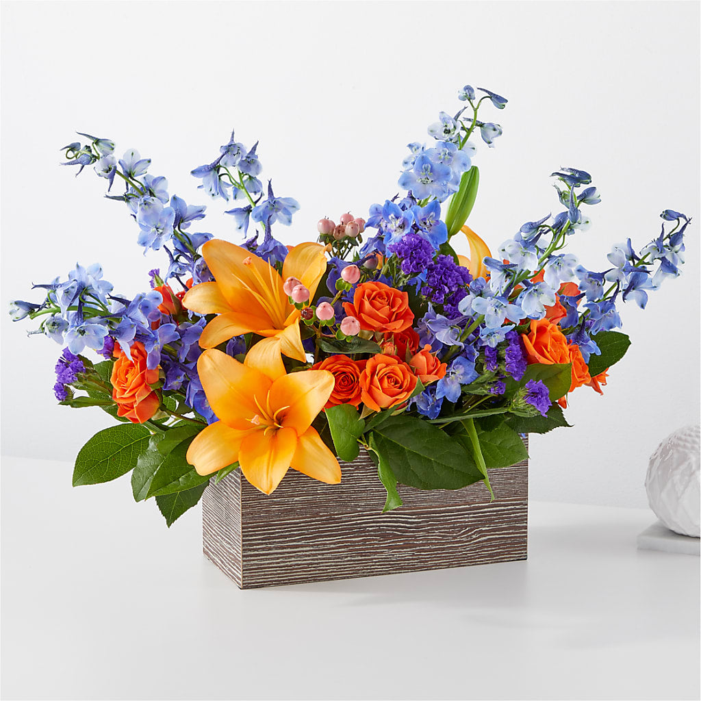Radiant Citrus Box Bouquet – Unique Designs Llc, Fulton MO
