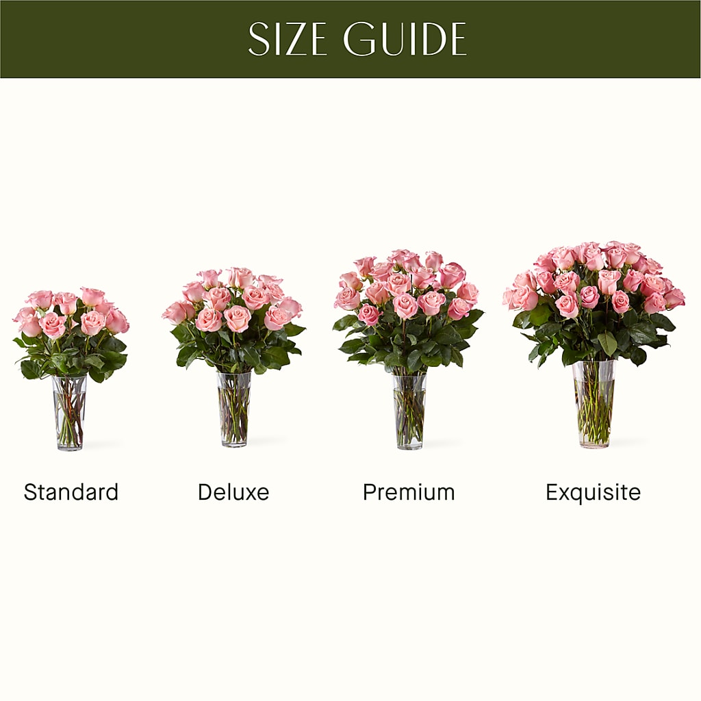 Long Stem Pink Rose Bouquet – Unique Designs Llc, Fulton MO