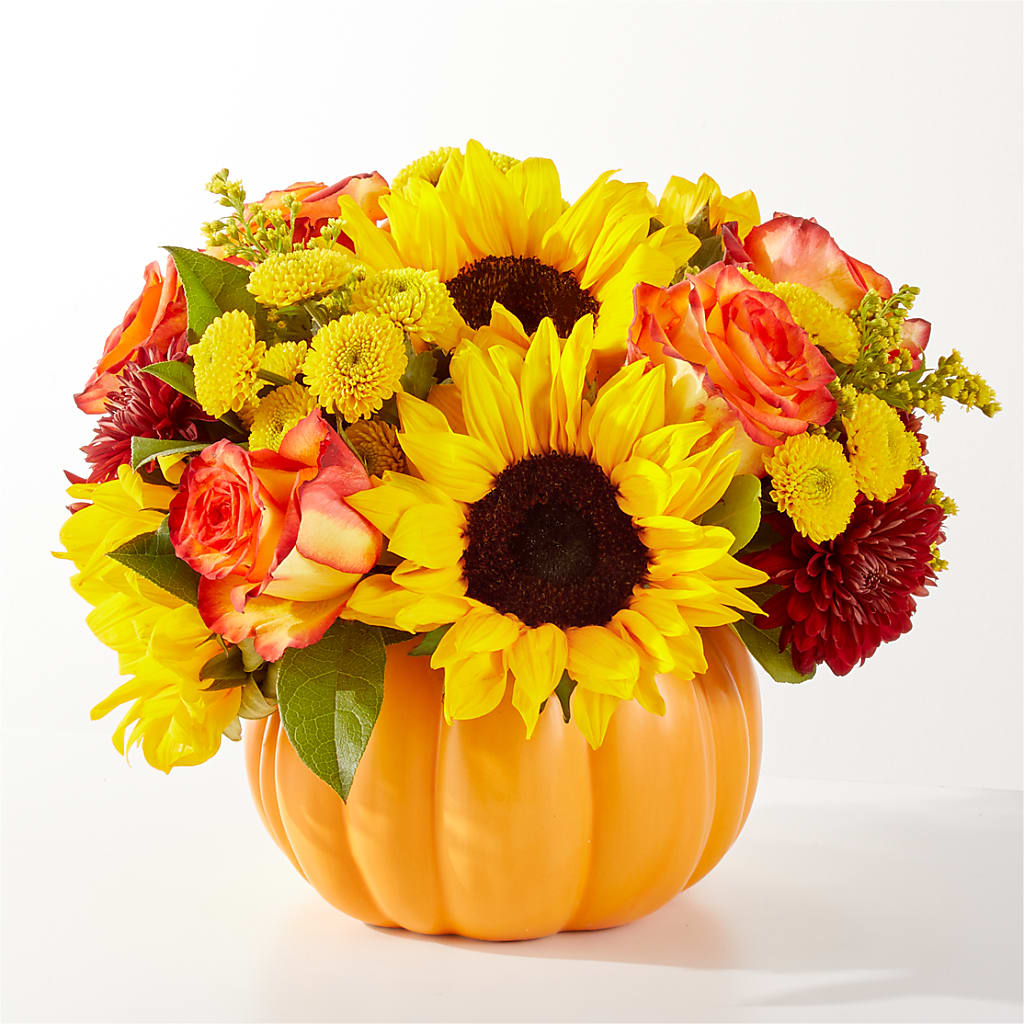 Golden Gourd Pumpkin Bouquet – Unique Designs Llc, Fulton MO