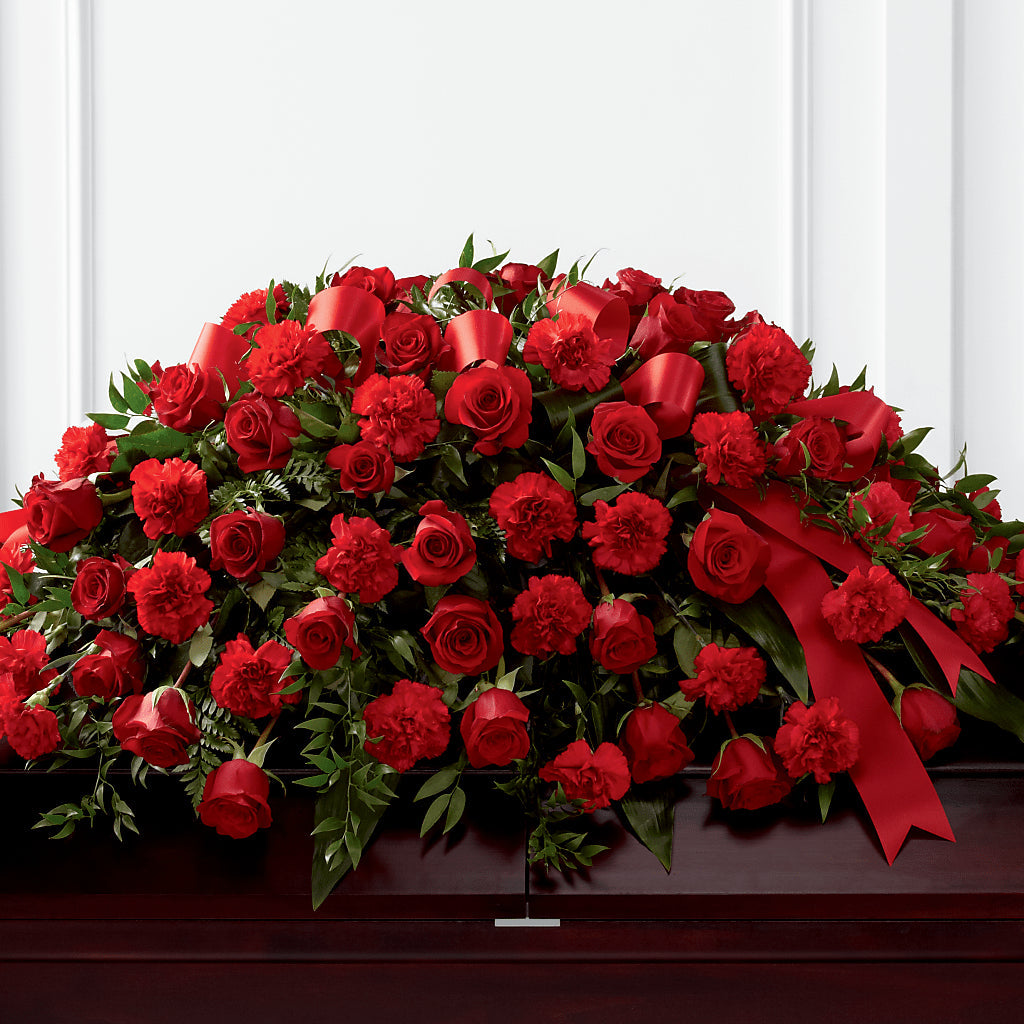 Tribute of Life Casket Spray – Unique Designs Llc, Fulton MO