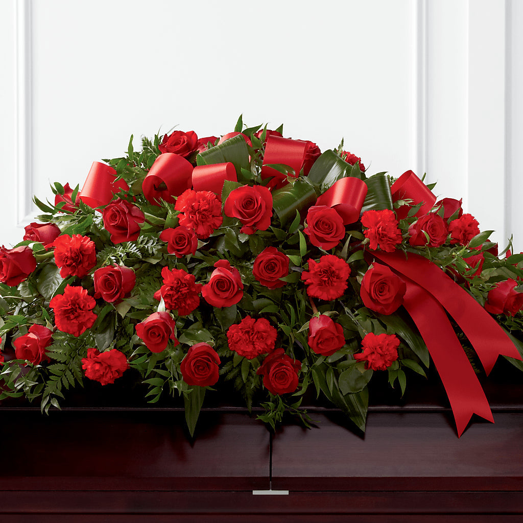 Tribute of Life Casket Spray – Unique Designs Llc, Fulton MO