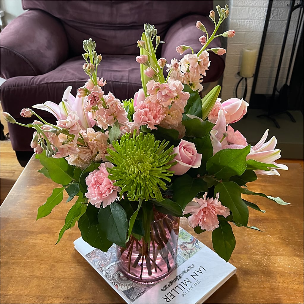 Pretty in Pink Bouquet – Unique Designs Llc, Fulton MO