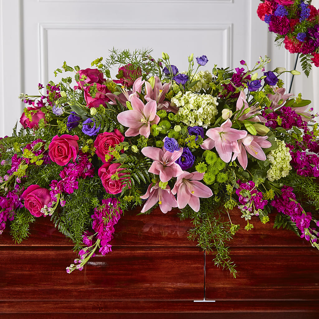 Radiant Tribute Casket Spray – Unique Designs Llc, Fulton MO