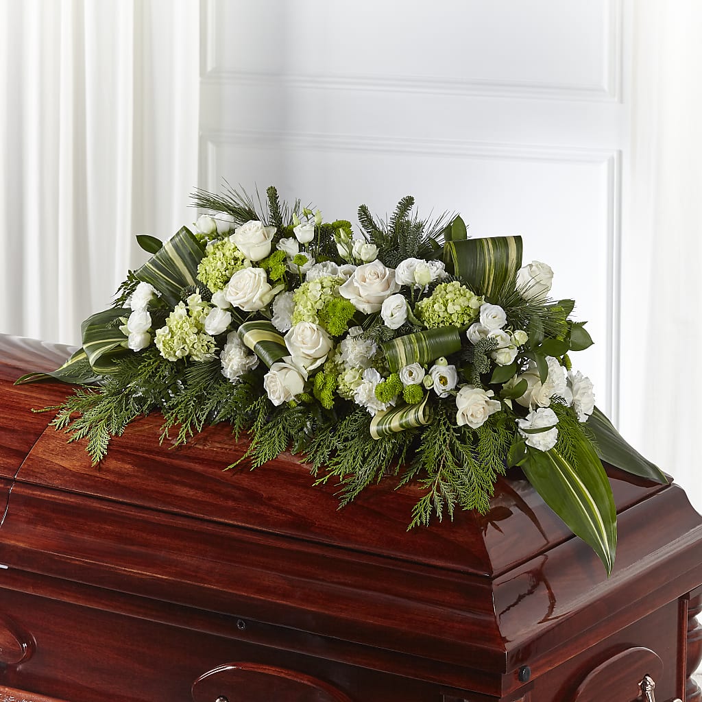 Hopeful Gesture Casket Spray – Unique Designs Llc, Fulton MO