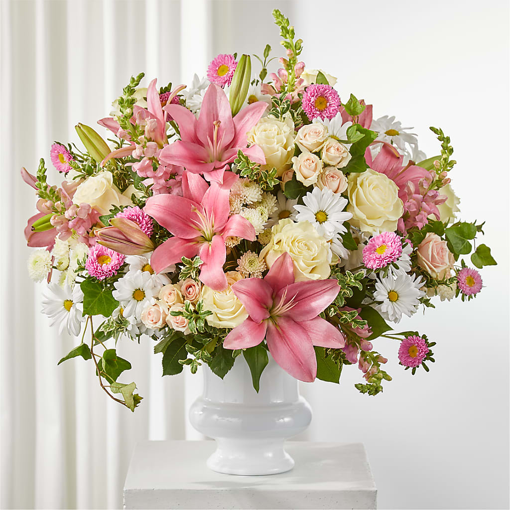 Empathetic Blooms Urn Arrangement – Unique Designs Llc, Fulton MO