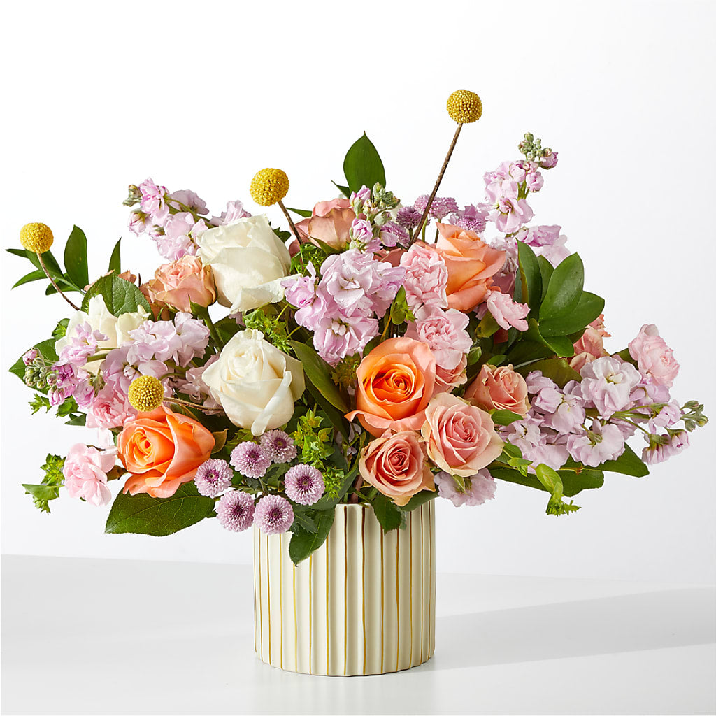 French Market Bouquet with Ivory Vase – Unique Designs Llc, Fulton MO