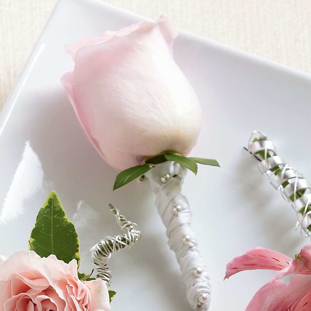 Pink Rose Boutonniere – Unique Designs Llc, Fulton MO