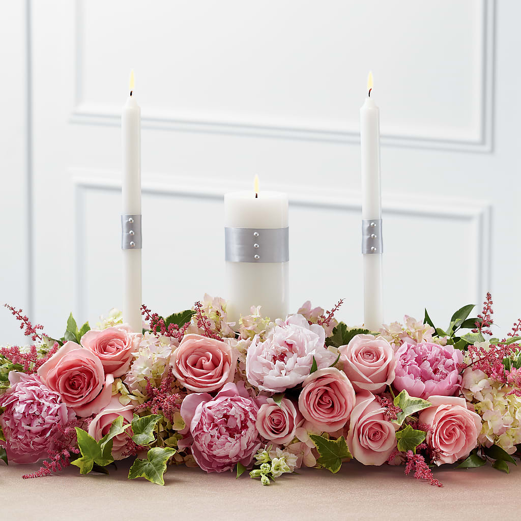 Worldwide Romance Unity Candle Arrangement – Unique Designs Llc, Fulton MO