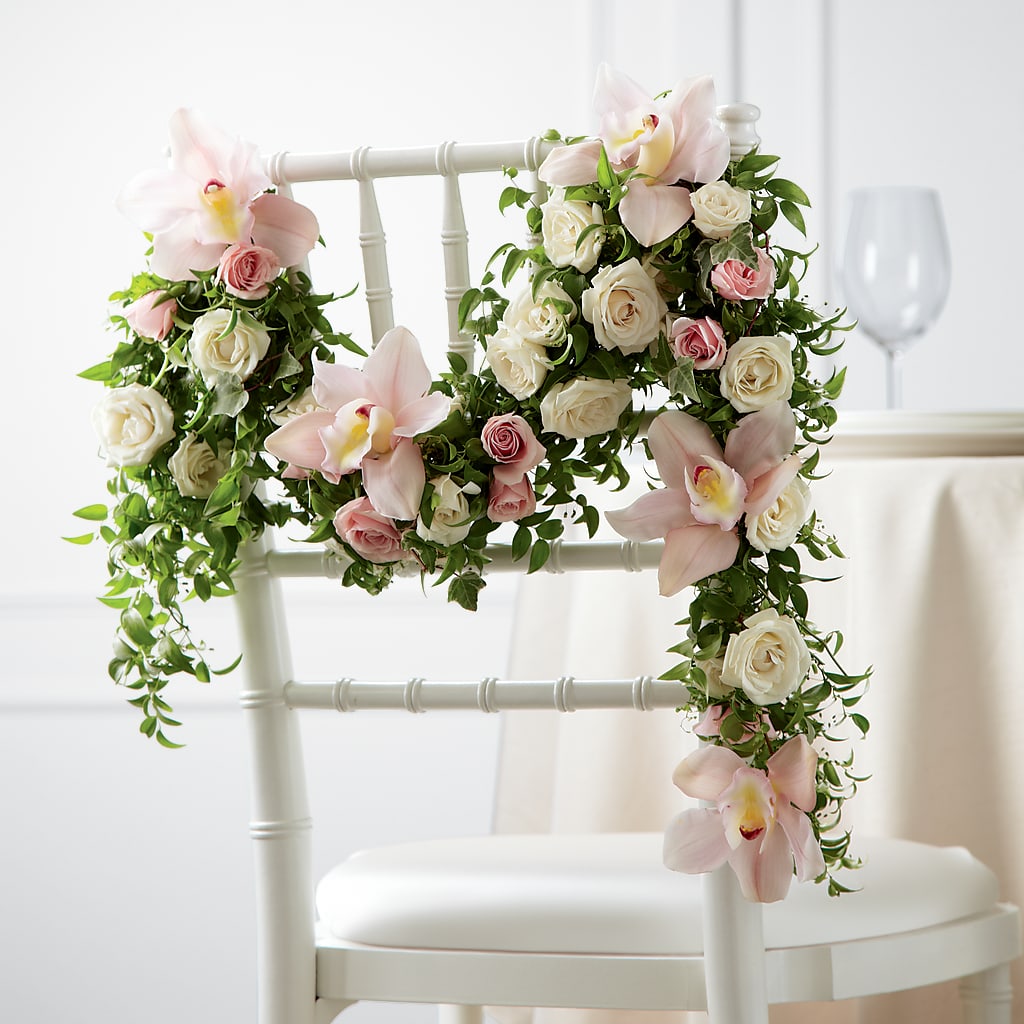Orchid Rose Chair Décor – Unique Designs Llc, Fulton MO