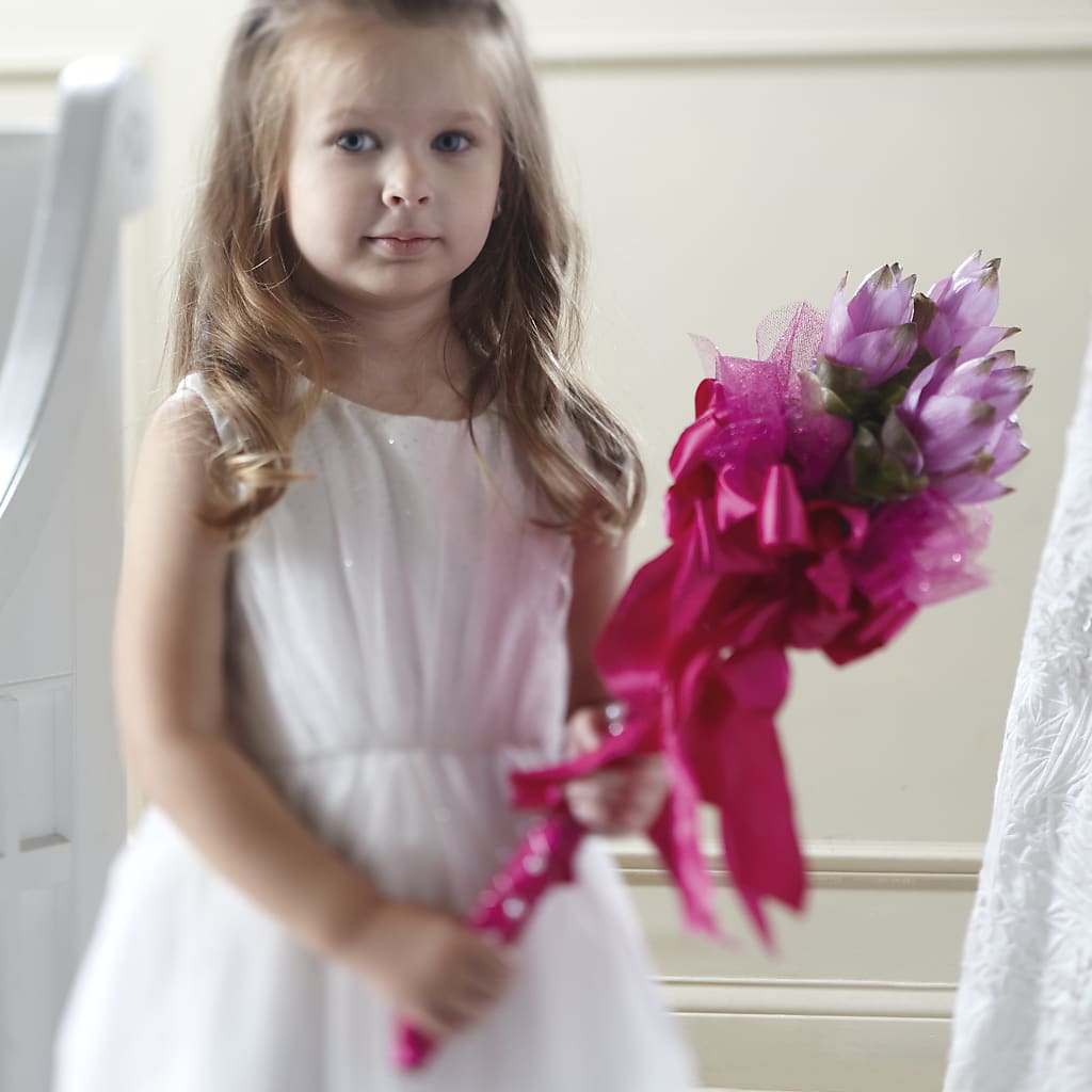 Sparkle Pink Flower Girl Bouquet – Unique Designs Llc, Fulton MO