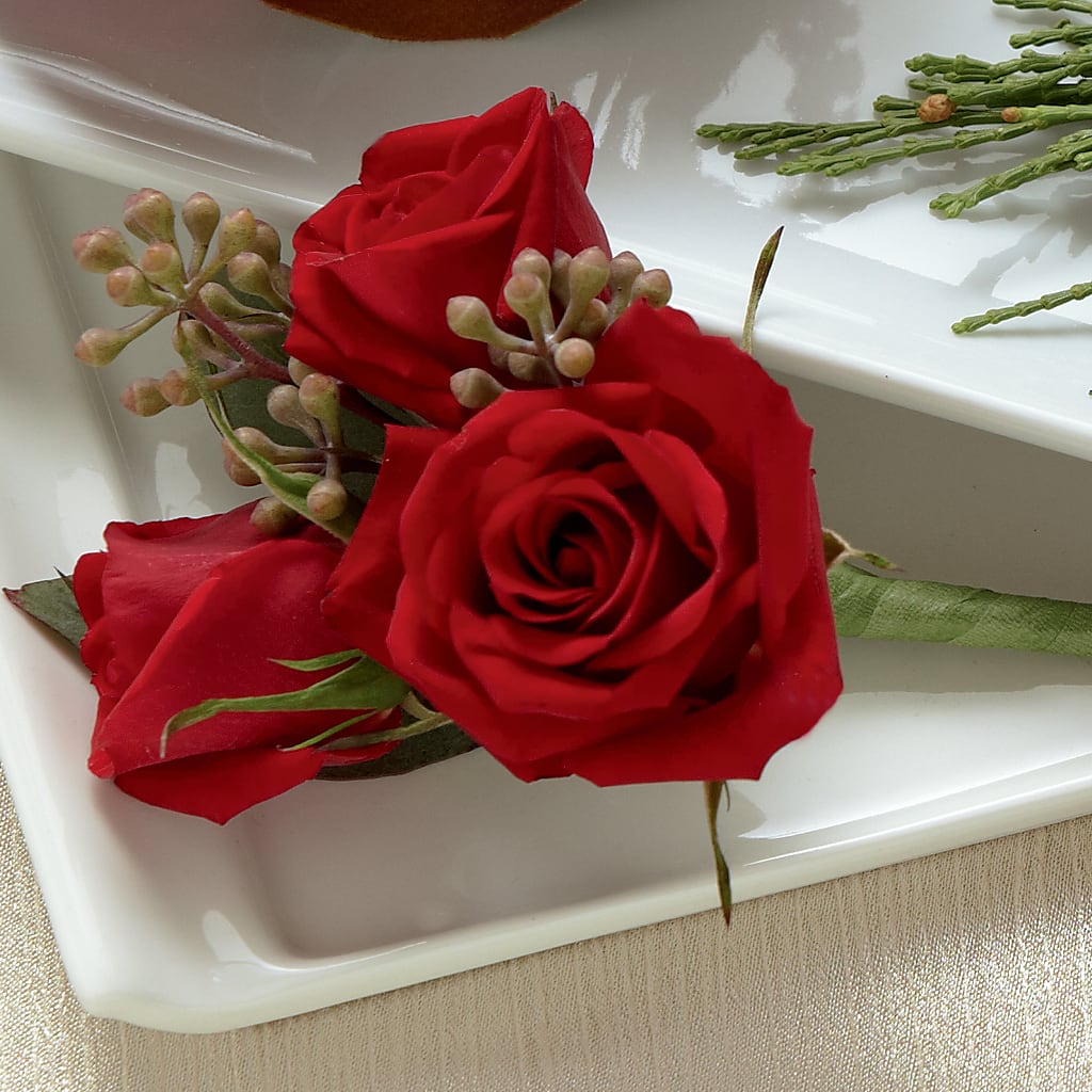 Red Spray Rose Boutonniere – Unique Designs Llc, Fulton MO