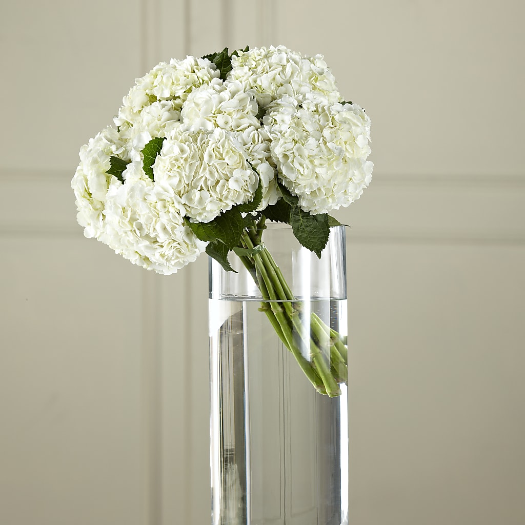 White Hydrangea Hand-Tied Bouquet – Unique Designs Llc, Fulton MO