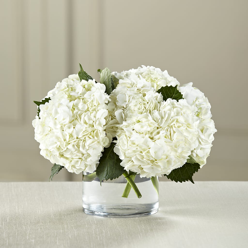 White Hydrangea Bouquet – Unique Designs Llc, Fulton MO
