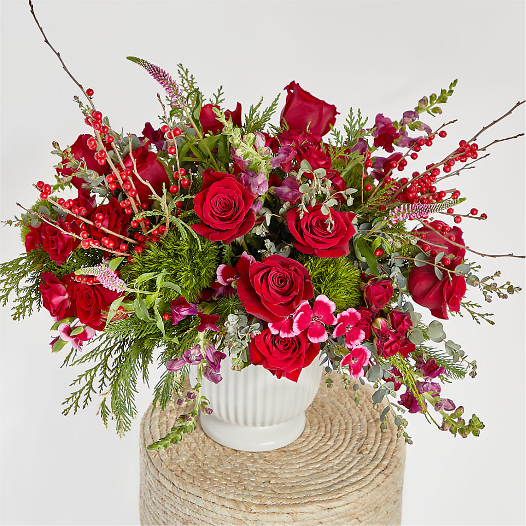 Big Red Bow Bouquet –  Unique Designs Llc, Fulton MO