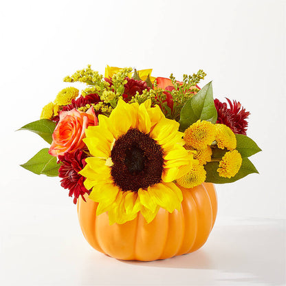 Golden Gourd Pumpkin Bouquet –  Unique Designs Llc, Fulton MO