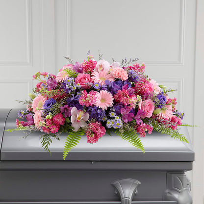 Glorious Garden Casket Spray –  Unique Designs Llc, Fulton MO