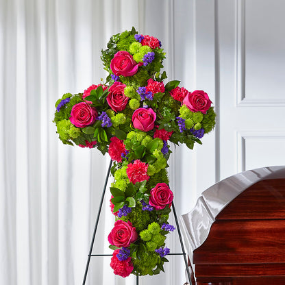 Tribute Rose Floral Cross –  Unique Designs Llc, Fulton MO