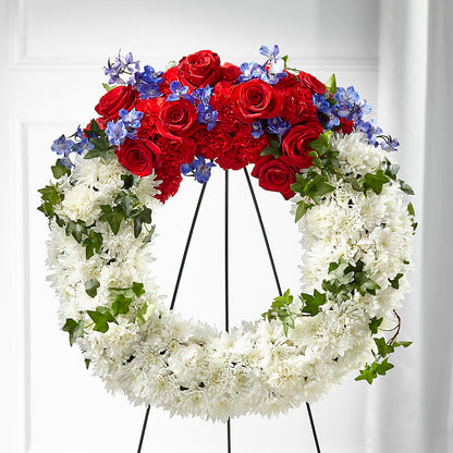 Patriotic Passion Wreath –  Unique Designs Llc, Fulton MO
