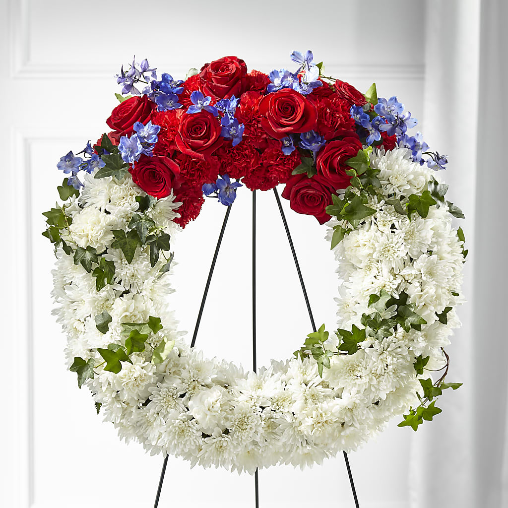 Patriotic Passion Wreath –  Unique Designs Llc, Fulton MO