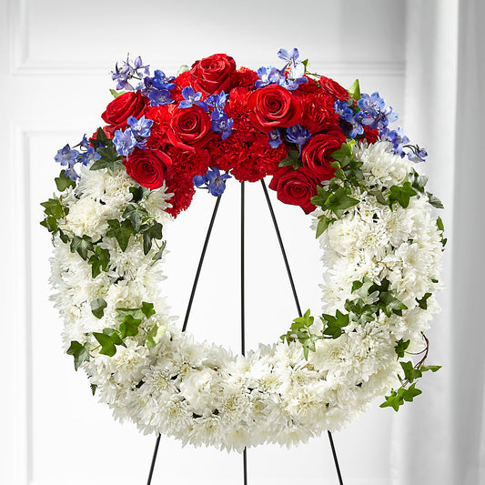 Patriotic Passion Wreath –  Unique Designs Llc, Fulton MO