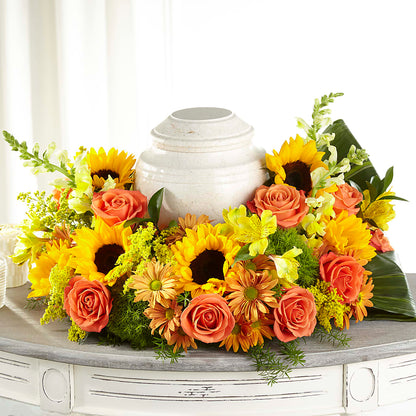 Faithful Sunflower Cremation Adornment –  Unique Designs Llc, Fulton MO