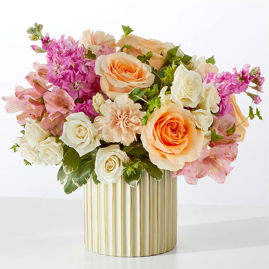 Paradise Bouquet with Ivory Vase –  Unique Designs Llc, Fulton MO