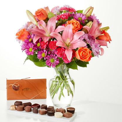 One and Only Bouquet and Chocolate Bundle