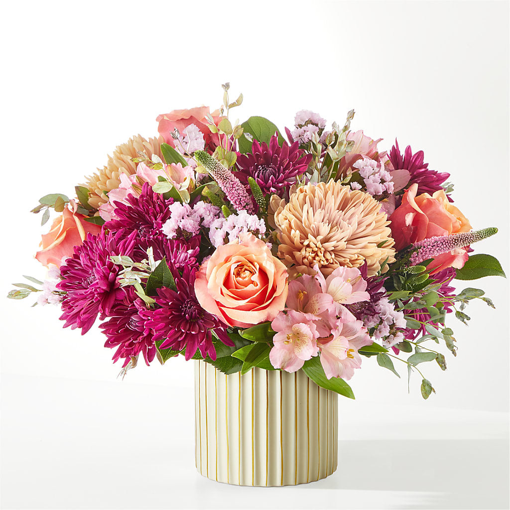 Berry Cobbler Bouquet with Ivory Vase –  Unique Designs Llc, Fulton MO