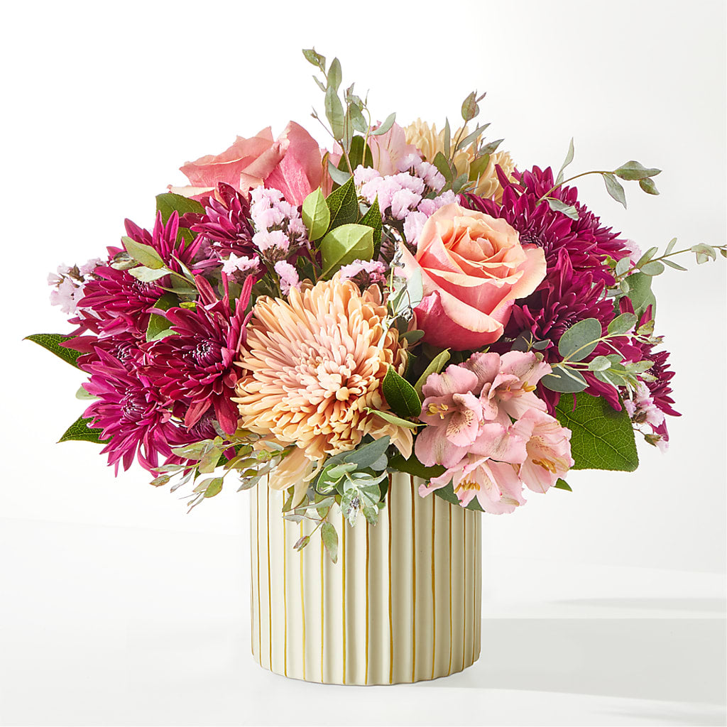 Berry Cobbler Bouquet with Ivory Vase –  Unique Designs Llc, Fulton MO
