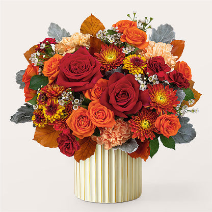 Merlot Bouquet with Ivory Vase –  Unique Designs Llc, Fulton MO