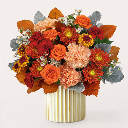 Merlot Bouquet with Ivory Vase –  Unique Designs Llc, Fulton MO