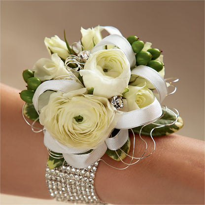 White Wedding Corsage –  Unique Designs Llc, Fulton MO